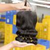 Wholesale 5x5 Loose Wave Virgin Brazilian Human Hair HD Lace Closure